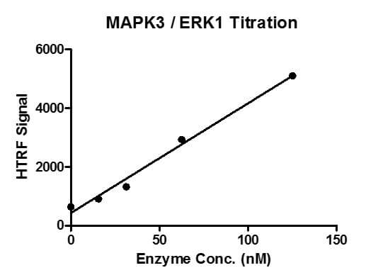 HTRF assay for MAPK3 (ERK1) protein activity