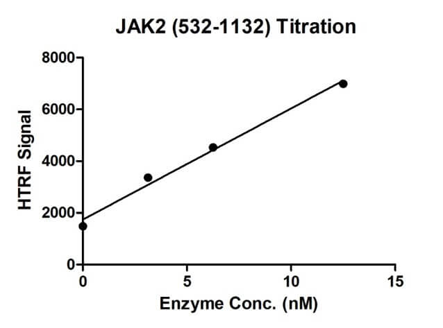 HTRF assay for Recombinant JAK2 (532-1132) protein activity